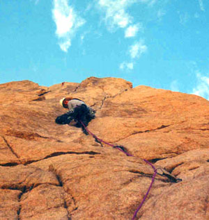 Me leading Sail Away (5.8-)