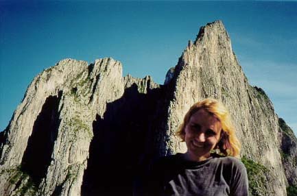 Me on the summit of Space Boyz (5.10d)