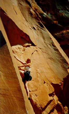 Me on Flakes of Wrath (5.9) at Wall Street