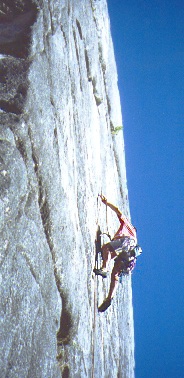 Wolfgang leading Geritol (5.10c)