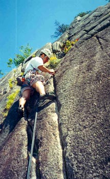 Todd leading Popsikle (5.7),<br>listed as Koko Krack (5.10a)
