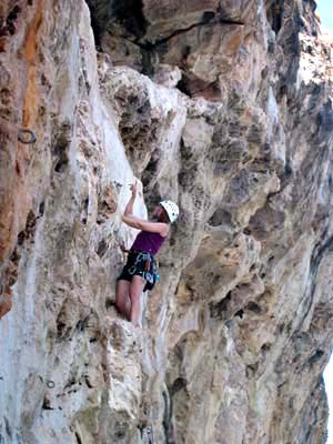 Me leading Old School, 5.8