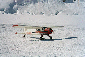 Our chariot to civilization, showers, real food, and loved ones; a DeHaviland Beaver piloted by Paul Roderick, owner of Talkeetna Air Taxi.