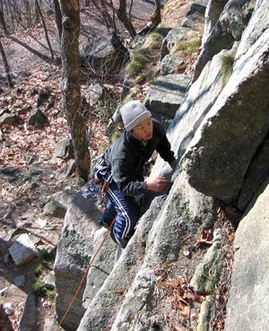 Alex leading Baby (5.6)