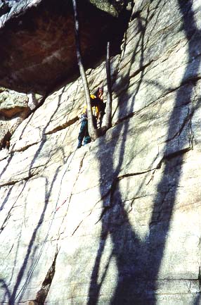 Greg Sadowy leading Horseman (5.5)