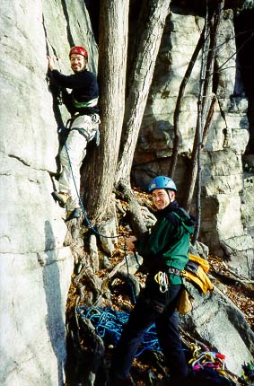 Leon and Keith on Rhododendron (5.6)