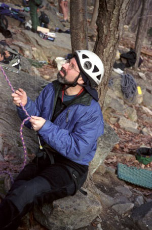 Steven belaying