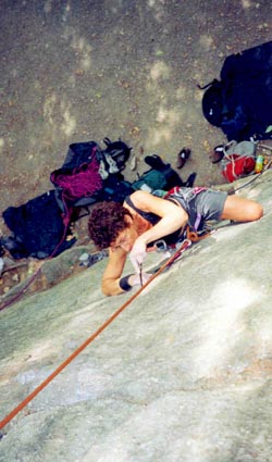 Lisa cleaning on Horseman (5.5)