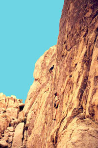 Julie in the foreground on Smithereens (5.9) with Jay leading something in the background