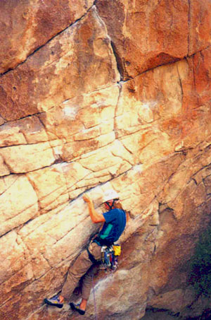 Justin leading Clean and Jerk (5.10c)