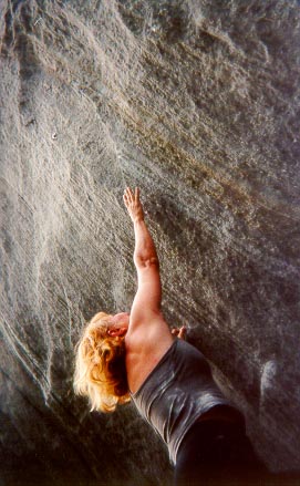 'Dynoing' for the third hold on The Fly (unrated)