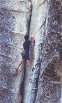 Todd on Surrealistic Pillar Direct, 5.10a